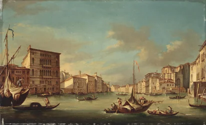 Vista del Gran Canal con la iglesia de San Geremia